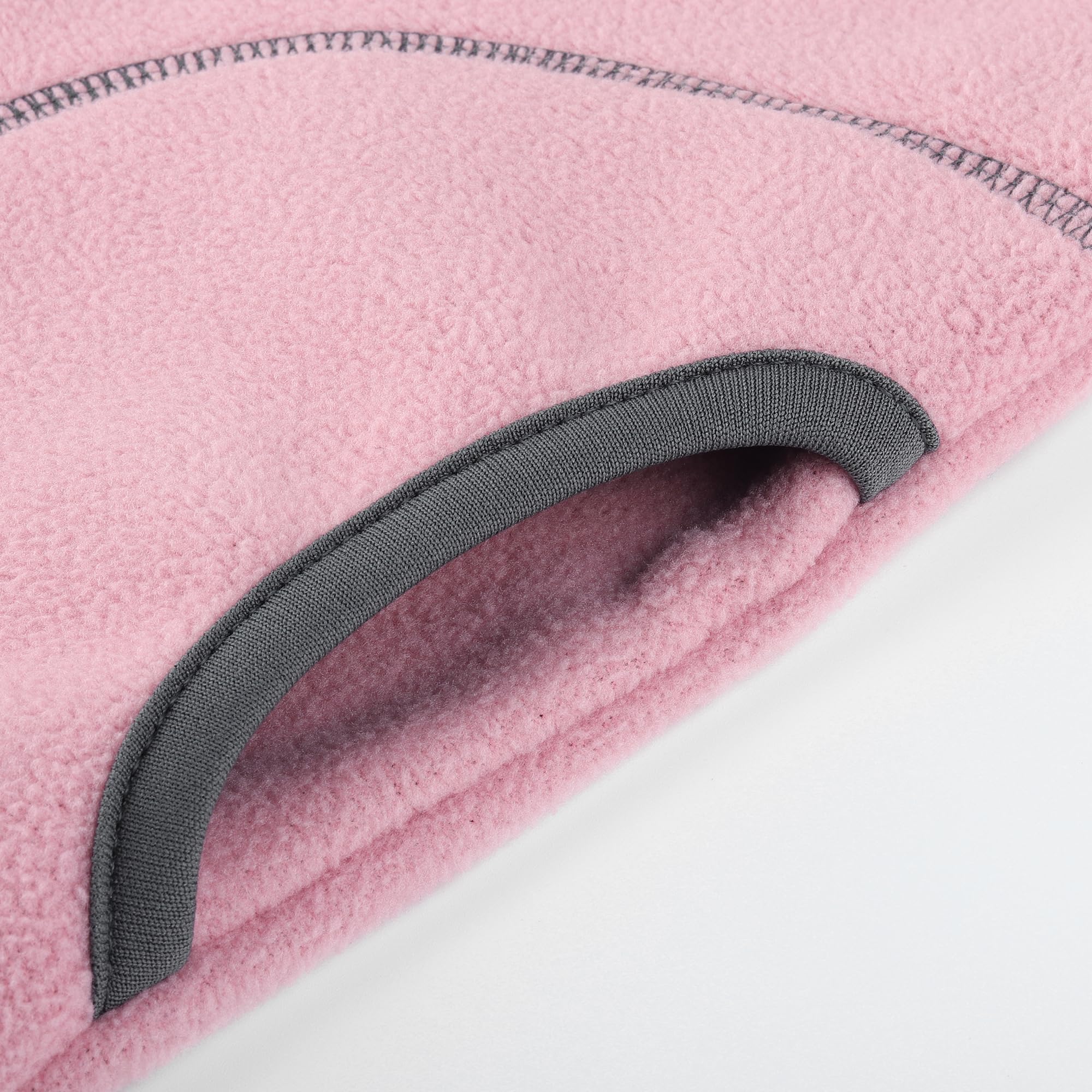 Chaqueta para Niños Polar Fleece de Doble Capa Otoño Invierno Niños Cremallera con Capucha Niñas Ropa de Abrigo de Manga Larga