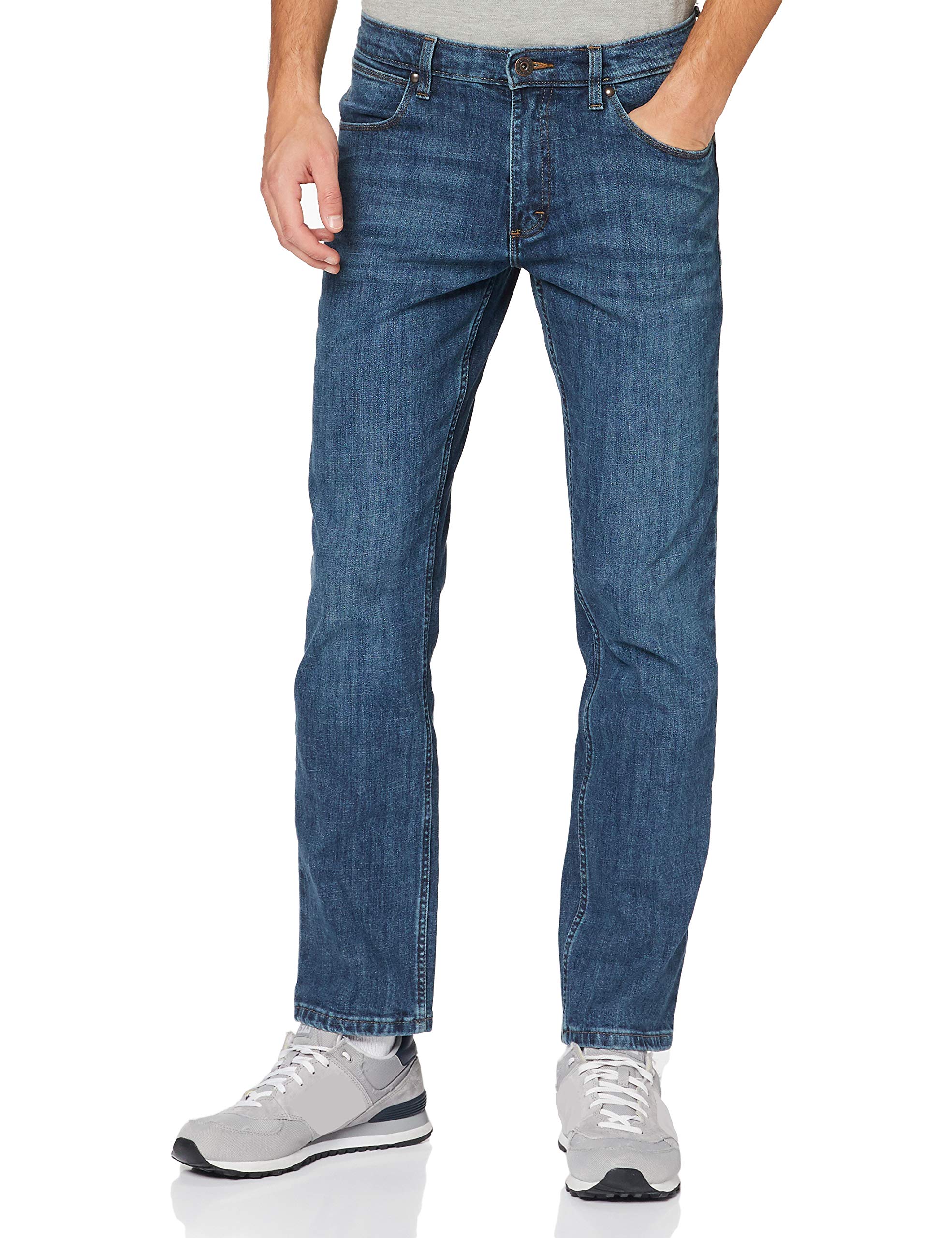 WranglerMen's Red Kabel Straight Jeans