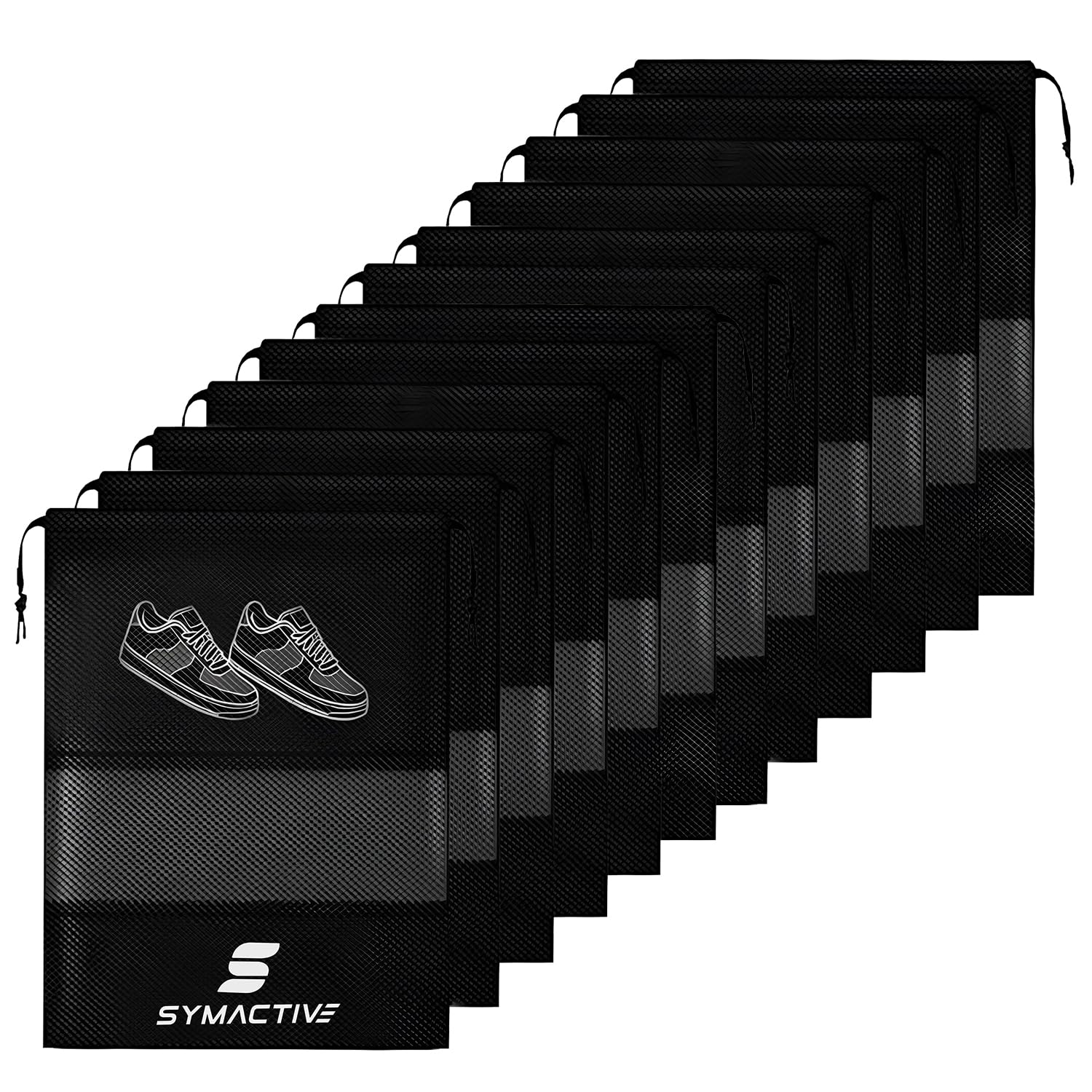 See full amazon price history chart for Amazon Brand - Symactive Shoe Bag for Travel/Storage | Organizer Shoe Bags for Women & Men Travel Accessories - Pack of 12 Shoe Pouch Amazon Brand - Symactive Shoe Bag for Travel/Storage | Organizer Shoe Bags for Women & Men Travel Accessories - Pack of 12 Shoe Pouch (B0CV49HG95) Amazon Price History, Amazon Price Tracker