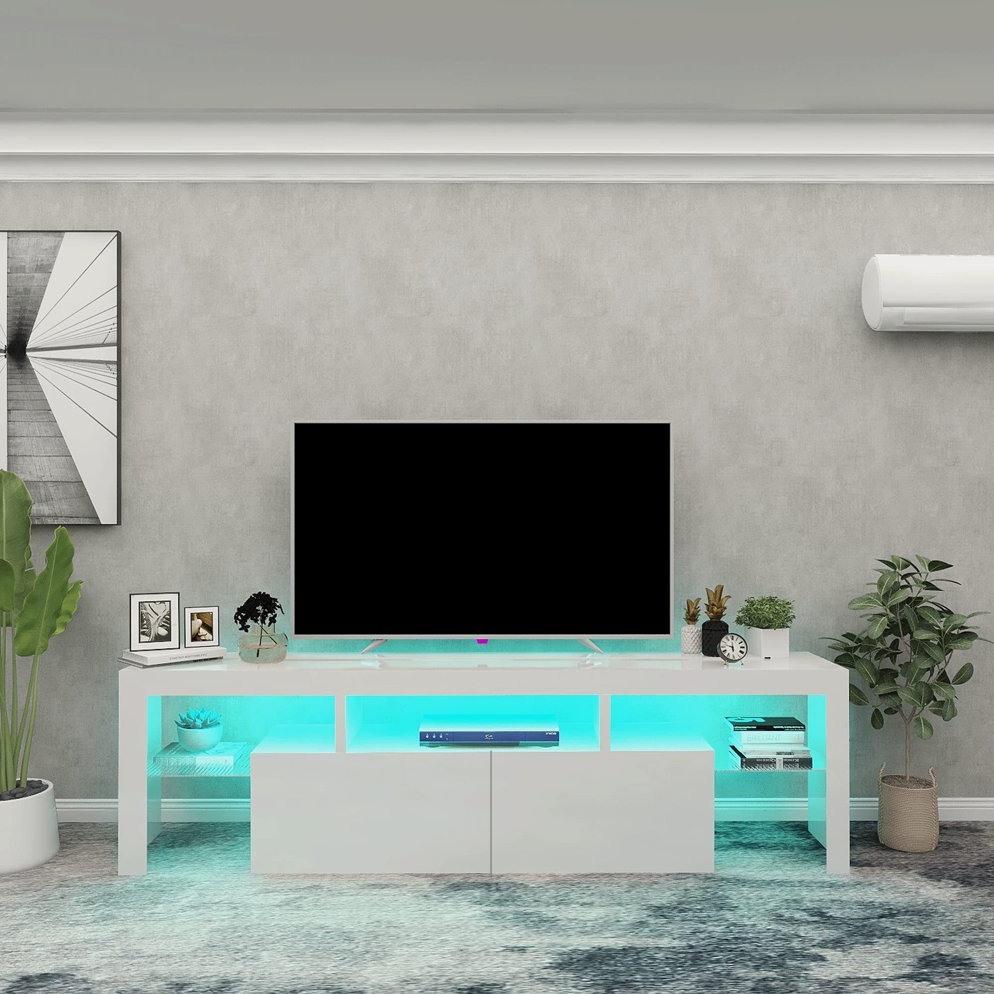 Buy ARMCONE LED TV Stand for 70 Inch, 65+ Inch, 60+ Inch TV White