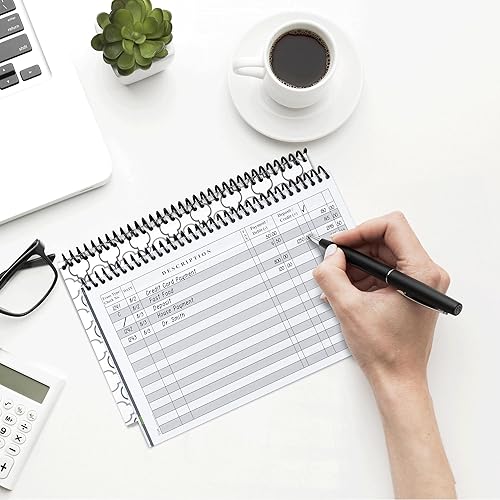 Miniatura 5 de The Superior Register - Cuaderno de registro de cheques y tarjetas de débito, ideal para dar seguimientos a tus cuentas de manera sencilla