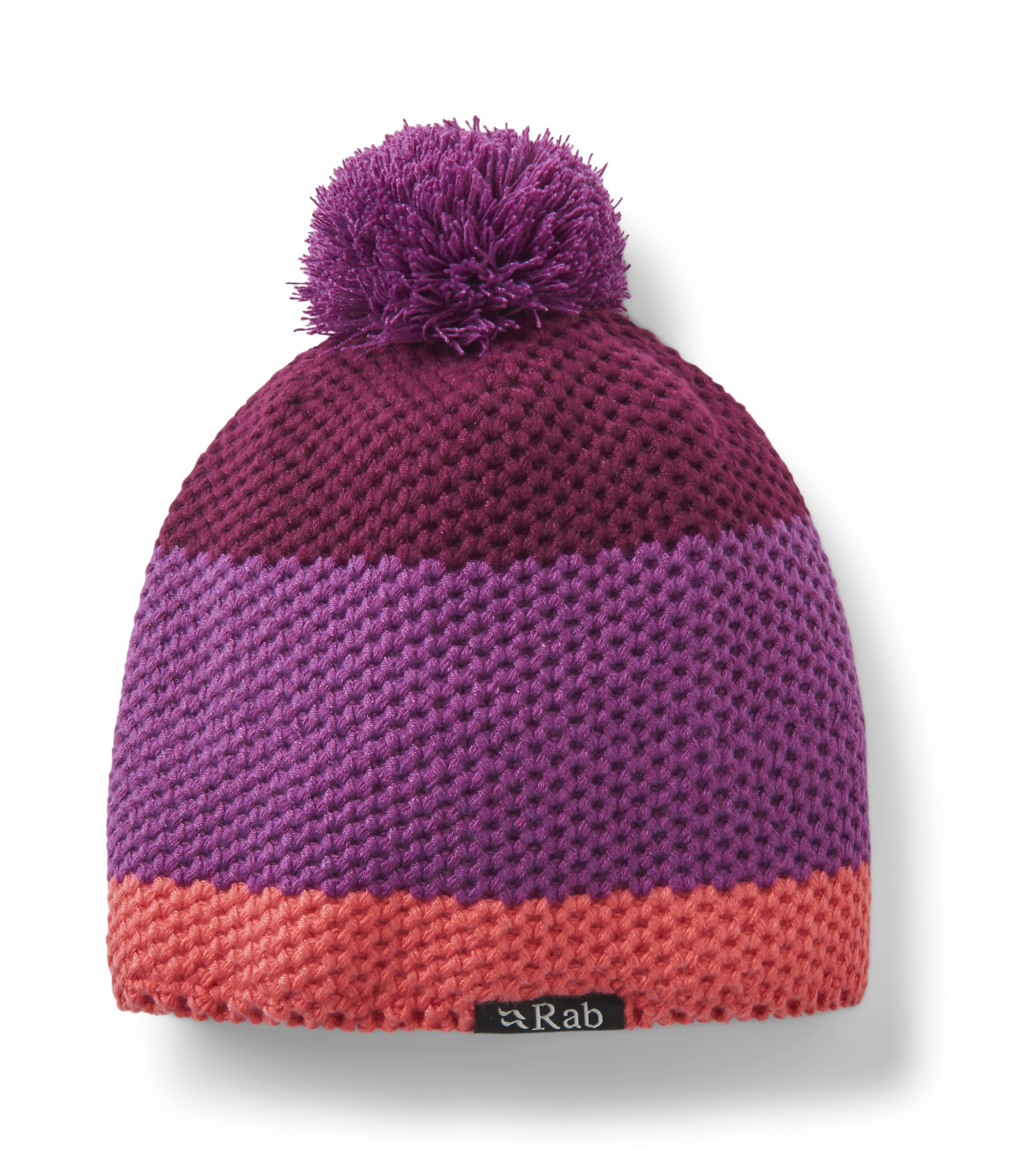 Rab Unisex Mulberry Monzino Bobble Beanie - Warm Skull Cap For Hiking, Climbing, & Skiing - One Size