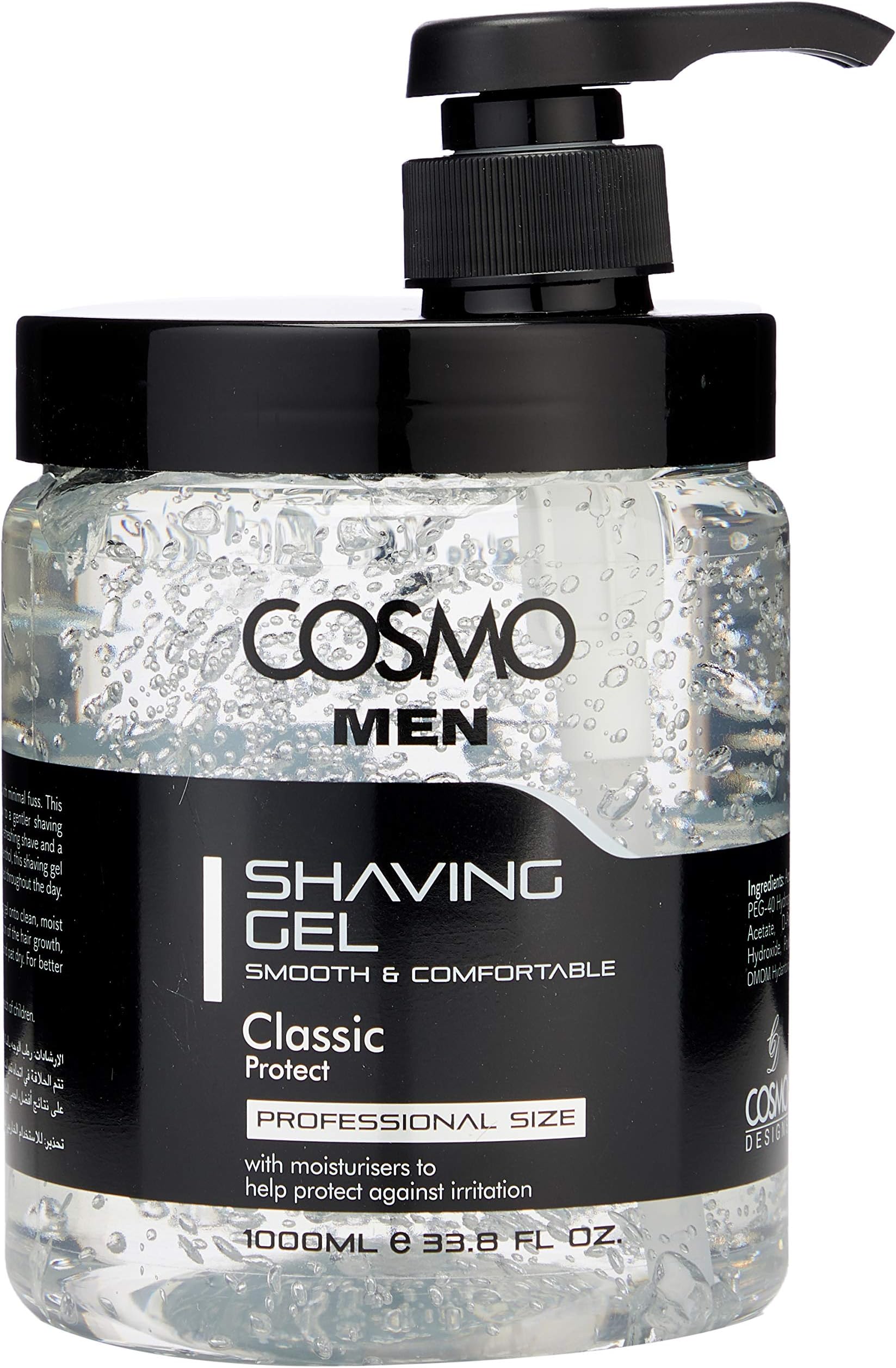 CD DESIGNS Men Classic Protect Smooth & Comfortable Shaving Gel, 1000ML
