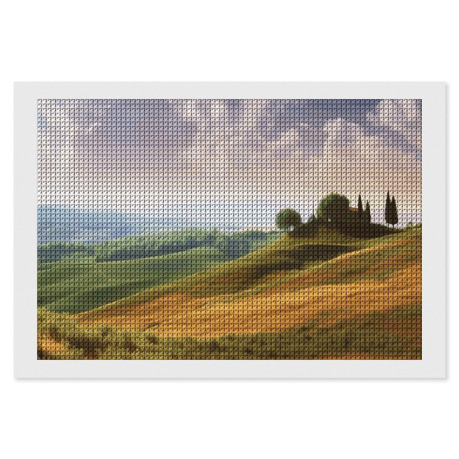 NONHAI Diamond Painting Kits for Adults - DIY Diamond Art Kits for Beginners - Full 5D Paint Drill Diamond Dots Paintings- Landscape Diamonds Pictures Gem Art and Craft Wall Decor 8"x12"