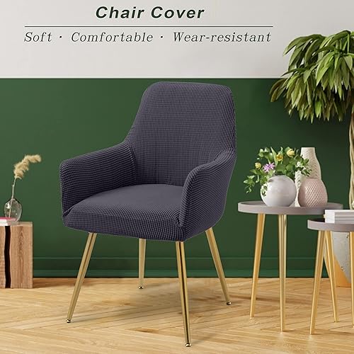 Miniatura 2 de TIANSHU Funda para silla de sala de estar, para comedor, sala de estar, oficina, recepción, funda antideslizante para silla de comedor (funda para