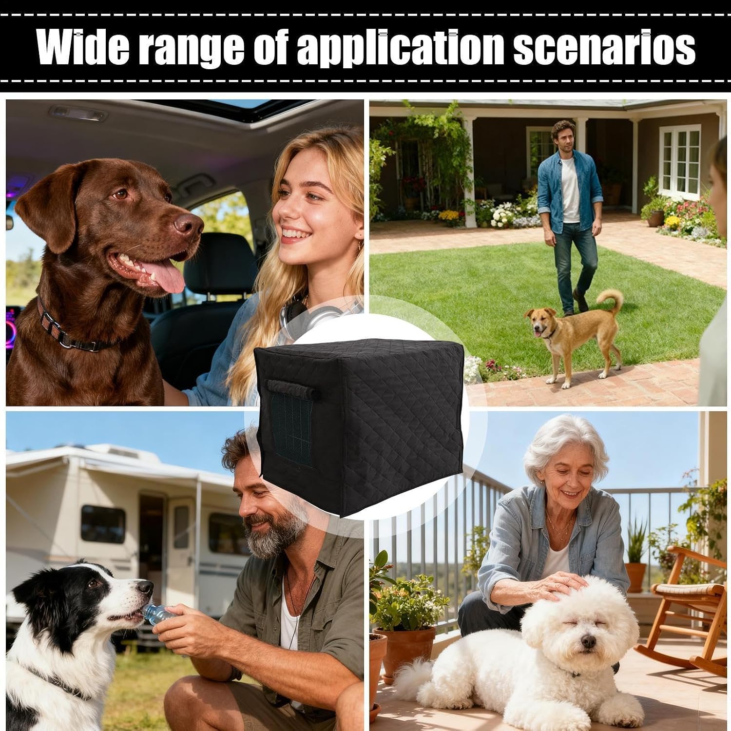 Dog House Wrap – Thermal Insulation Protective Shells, Cold Weather Wind Barrier, Thick Outdoor Enclosure Guard | Animal Shelter Jacket for Indoor Space, Crate Housing, Pets, Seasonal Climate Defense