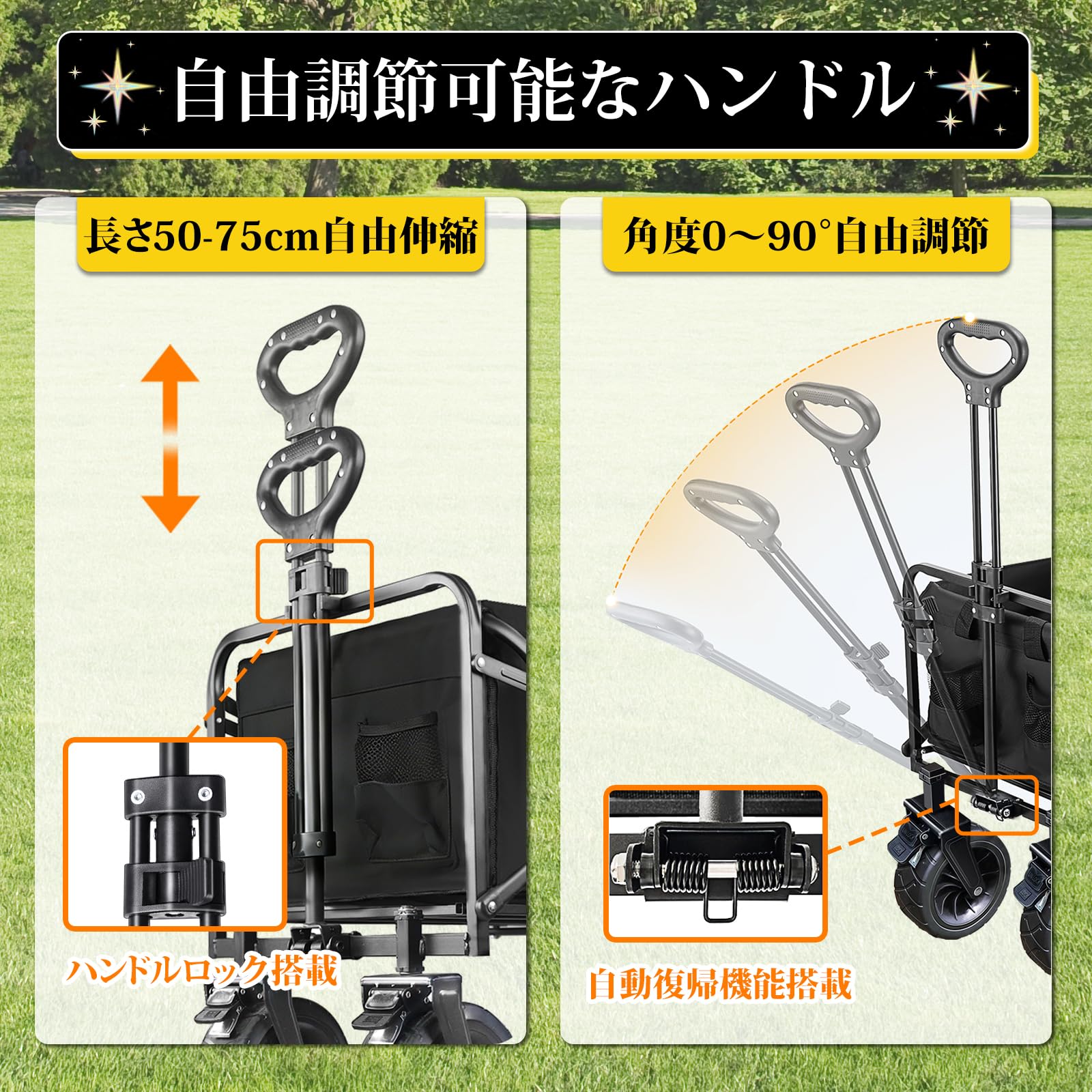 Amazon.co.jp: Supulin キャリーワゴン【大容量150L・耐荷重150KG