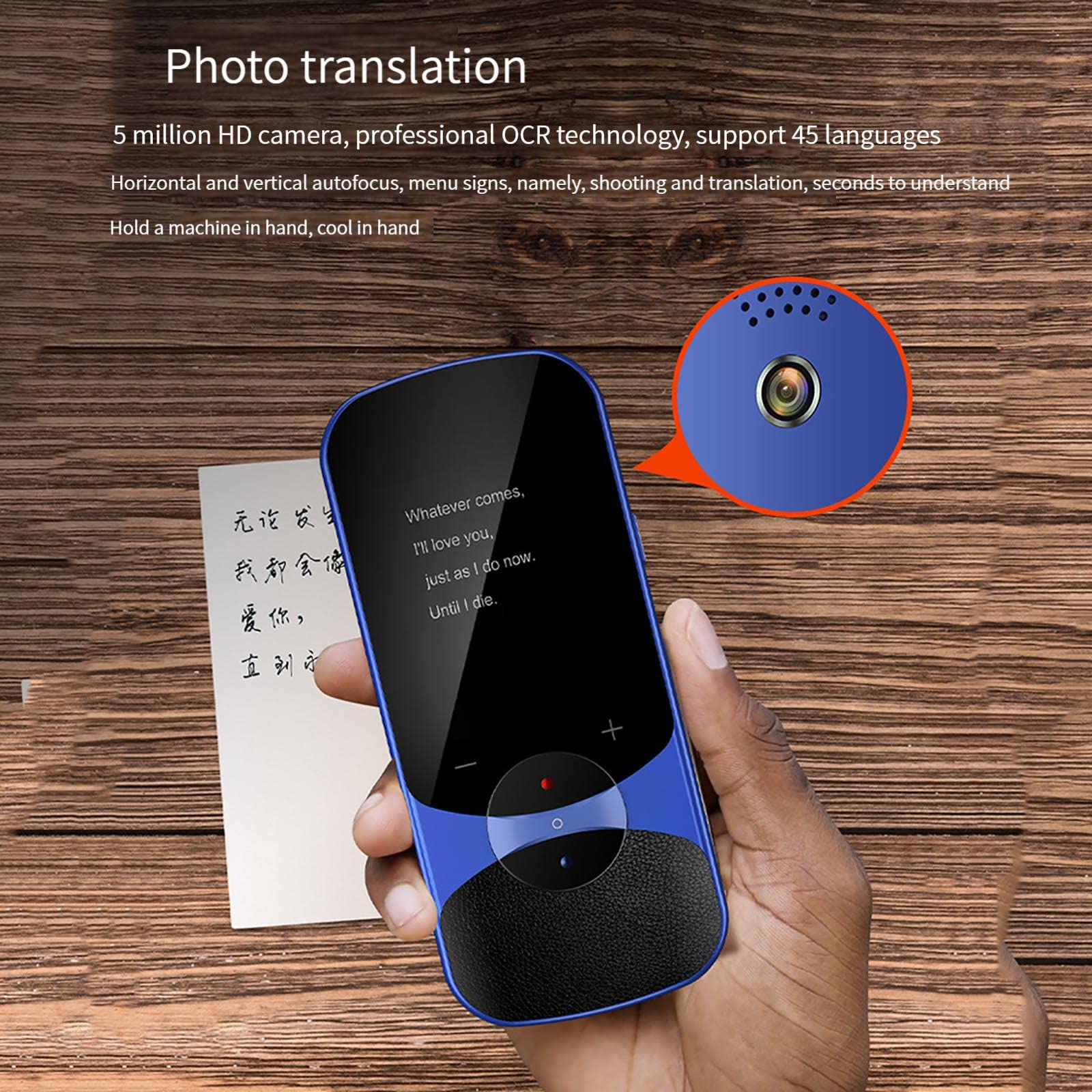 Dispositif de traduction de langue instantanée intelligent - Dispositif de traduction de langue électronique, dispositif de traduction de langue classique, traduction de photos vocales, dispositif de