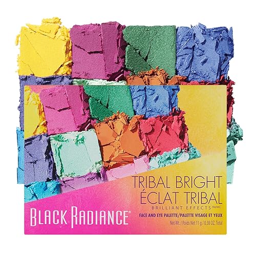 Black Radiance Brilliant Effects Paleta de sombras de ojos Tribal Bright