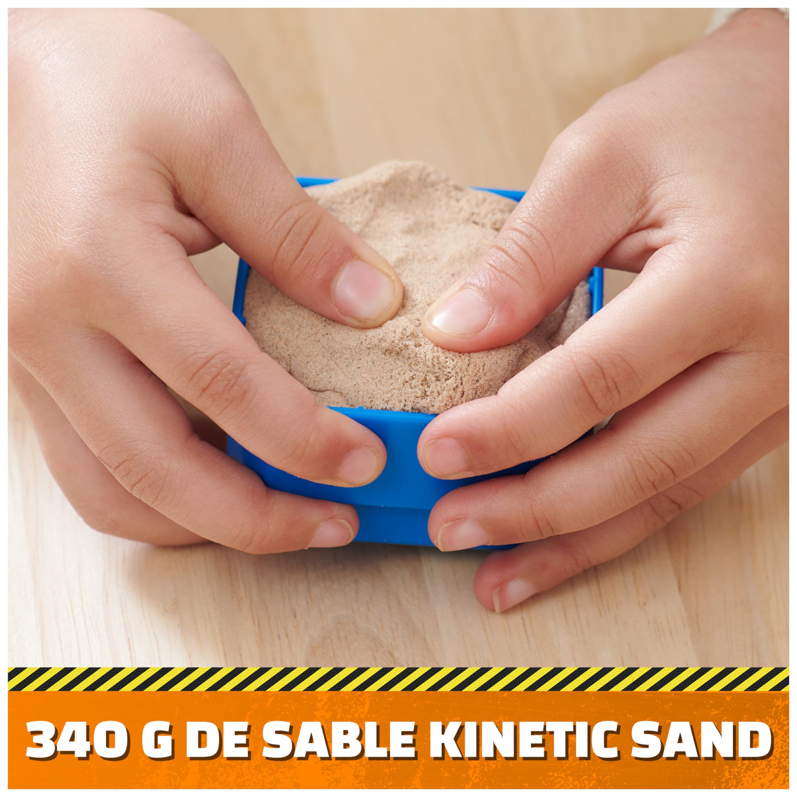 Ruben & Compagnie - Brico Park - Grue de Chantier Interactive - Véhicule Figurine Ruben Et Compagnie À Collectionner - Avec Sable Magique Kinetic Sand - Pat Patrouille Jouet - Jouet Enfant 3 Ans et +