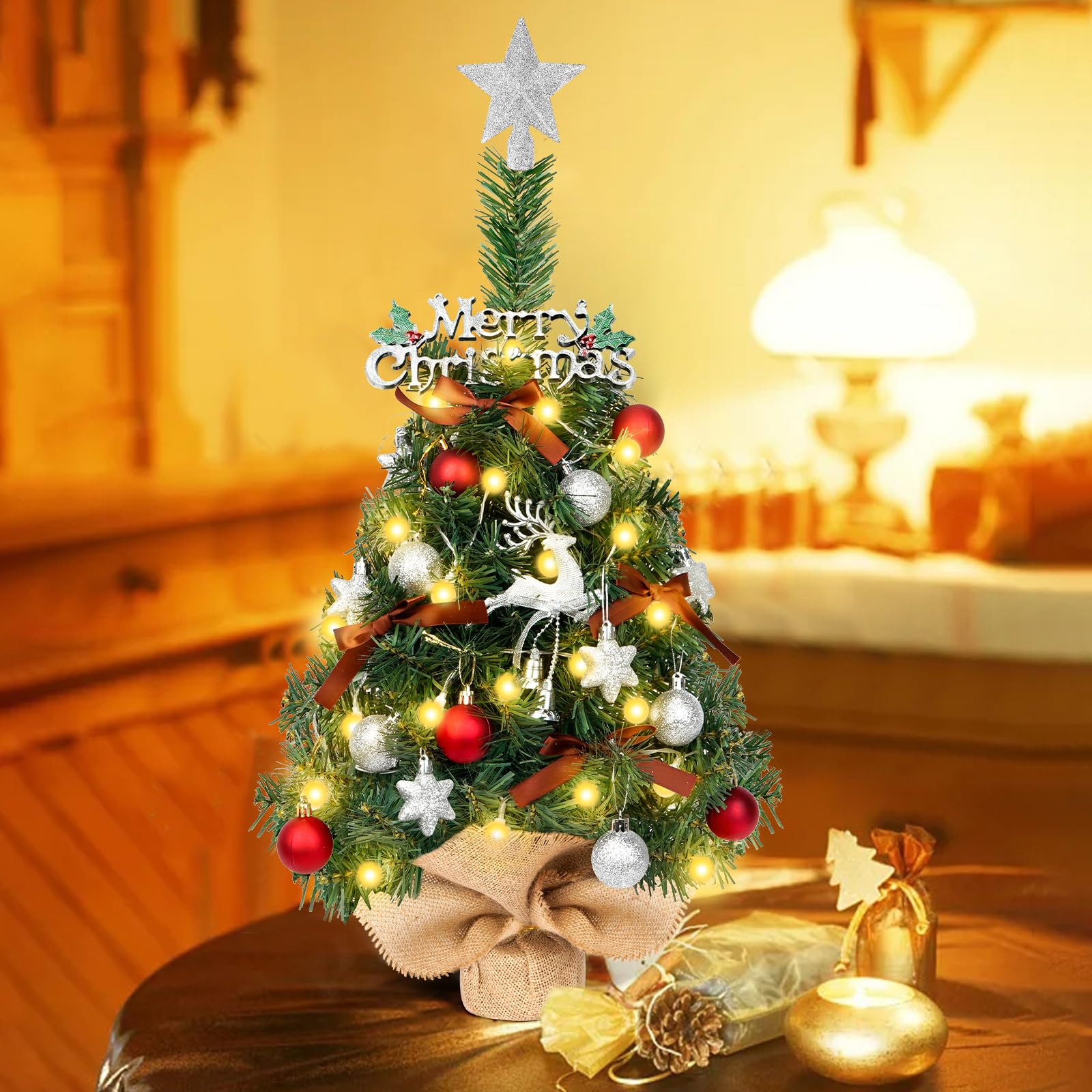Amazon.co.jp: RAIN QUEEN クリスマスツリー 卓上 55cm クリスマス