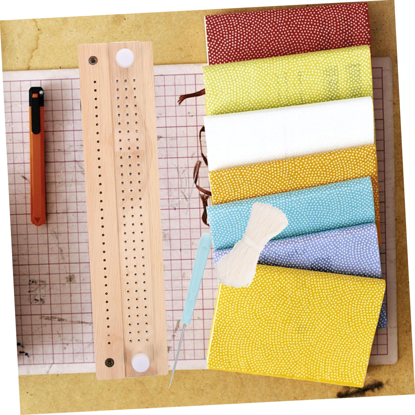 Kit Di Rilegatura Libri Ago e Spilli Per Rilegatura Manuale Strumenti Fai Da Te Per Documenti Cartacei e Quaderni