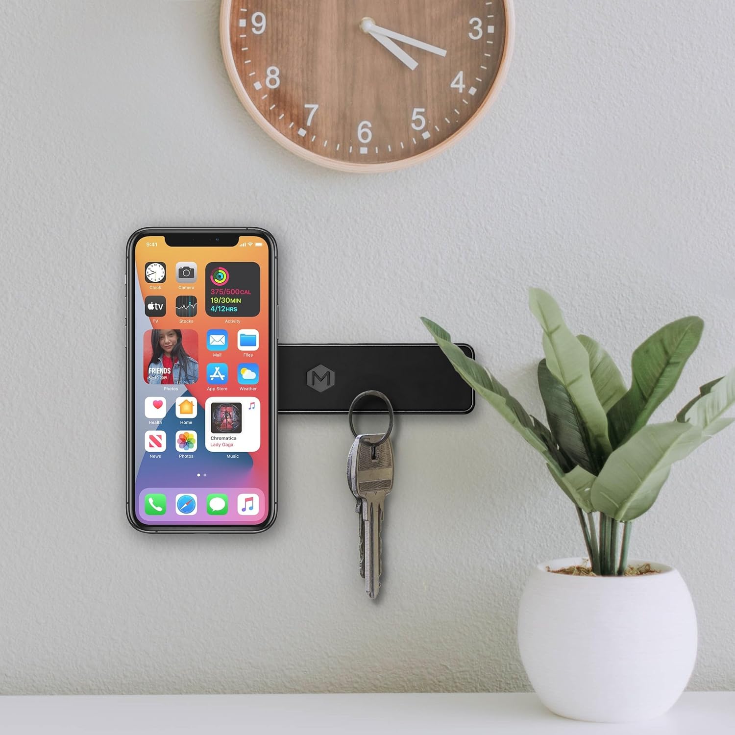 Simpl Mag Rectangular Dash Mount - Compatible with iPhone 12-17 & iPhone Air, Galaxy, Smartphone, Universally Compatible with Caseco, Otterbox, Defender and UAG Cases.
