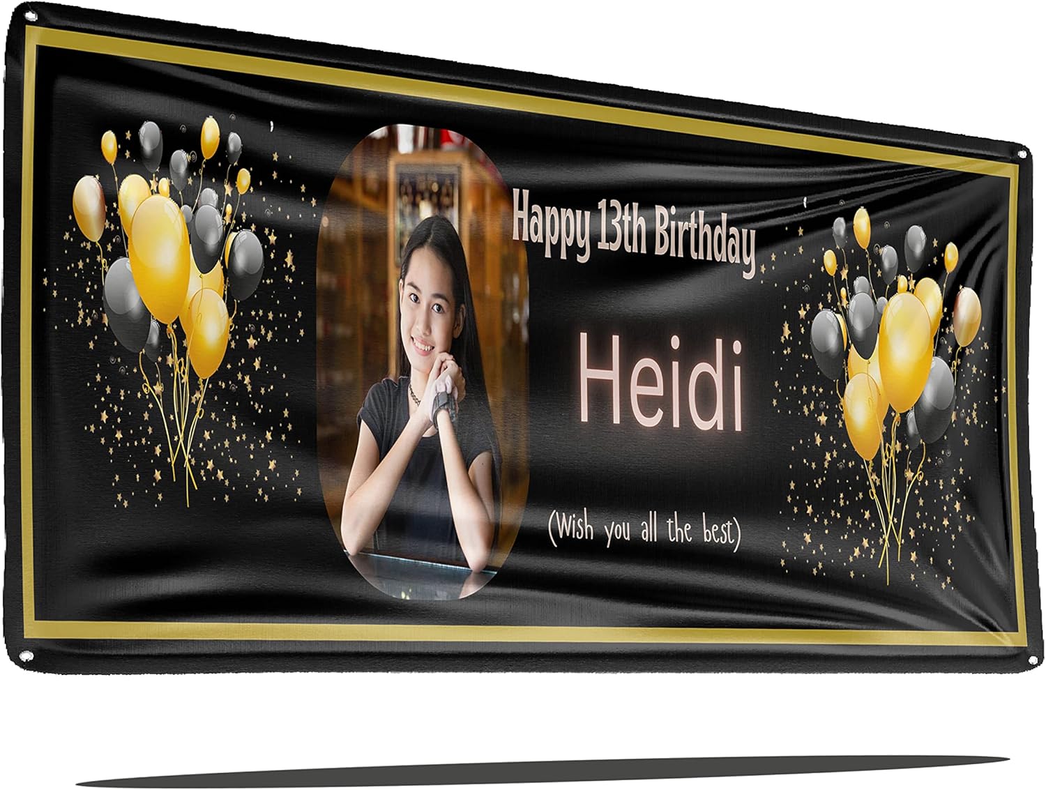 Nice Memory/Happy Birthday Banner, Customized Birthday Banner Party Decorations, Birthday Party, Birthday Gift, Large Custom Vinyl Banner for Party Backdrop Decoration. (Theme 5)