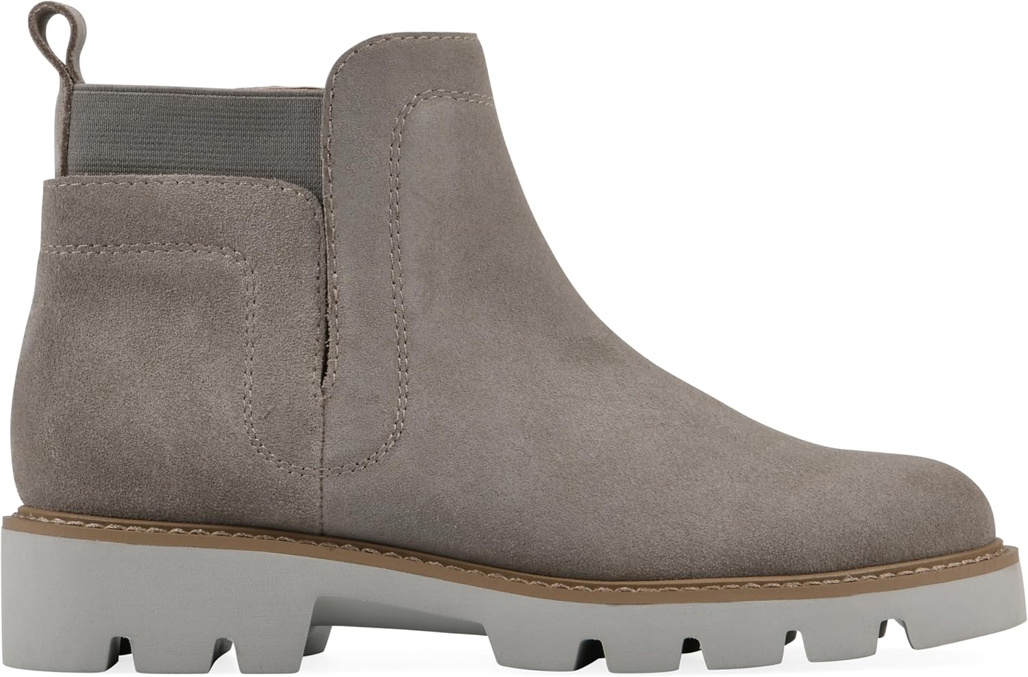 WHITE MOUNTAIN Women's Glassie Lug Sole Chelsea Ankle Boots
