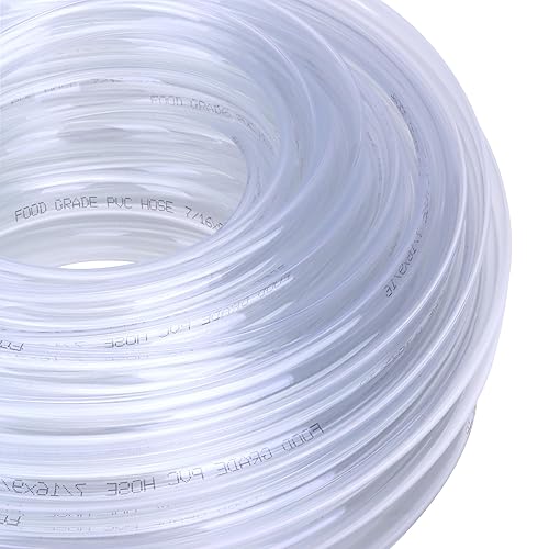 Miniatura 102 de DERNORD - Tubo de cloruro de polivinilo (PVC) de 5/16 pulgadas de diámetro interior x 7/16 pulgadas de diámetro exterior, manguera flexible