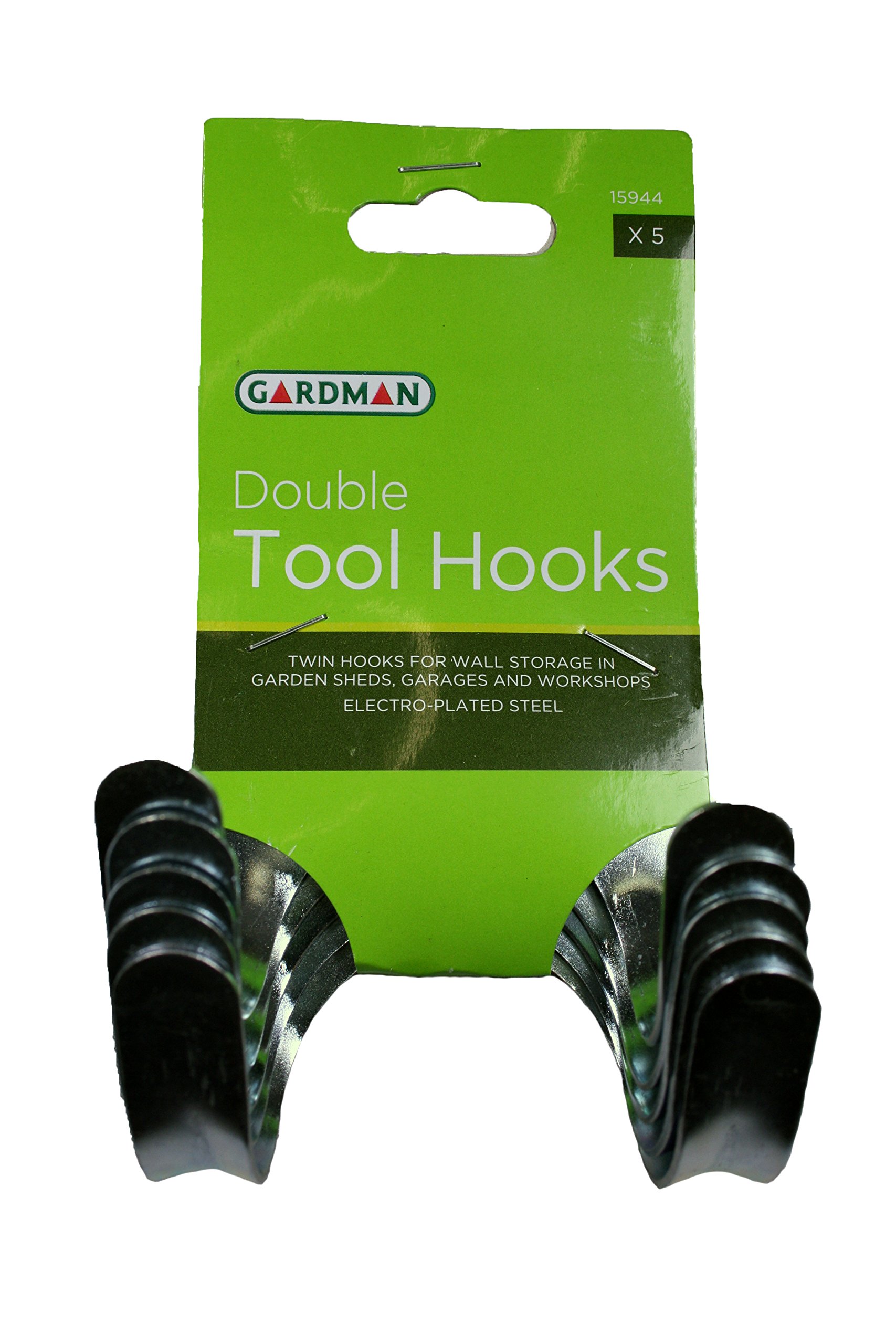 Gardman Multi-Colour Gardener's Mate 15944 Tool Hooks - Large, 8 X 11 X 2 Cm