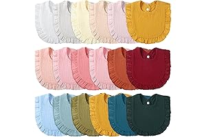18 Pack Unisex Baby Bibs