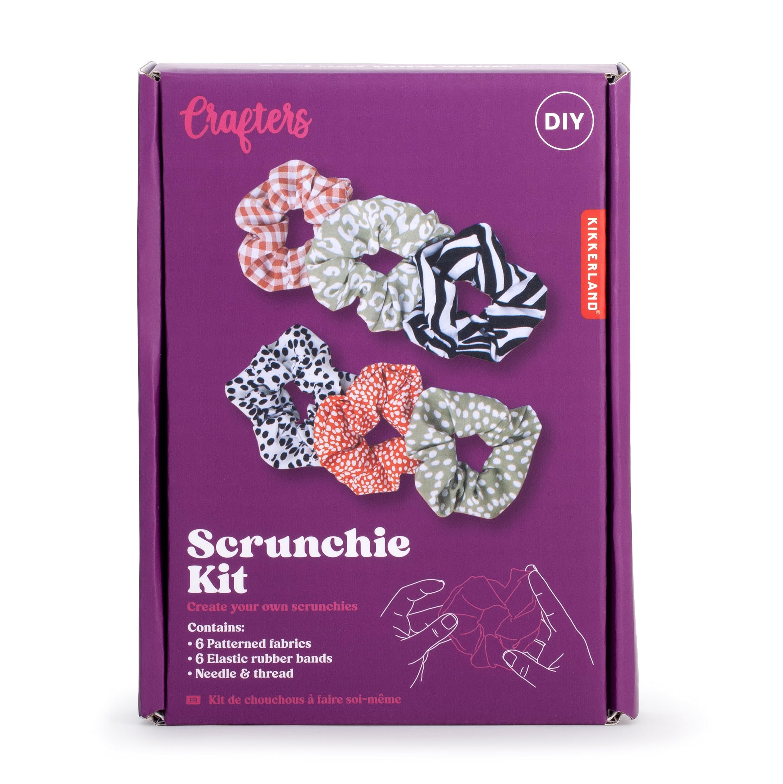 Amazon.com: Kikkerland Scrunchie Kit : Toys & Games