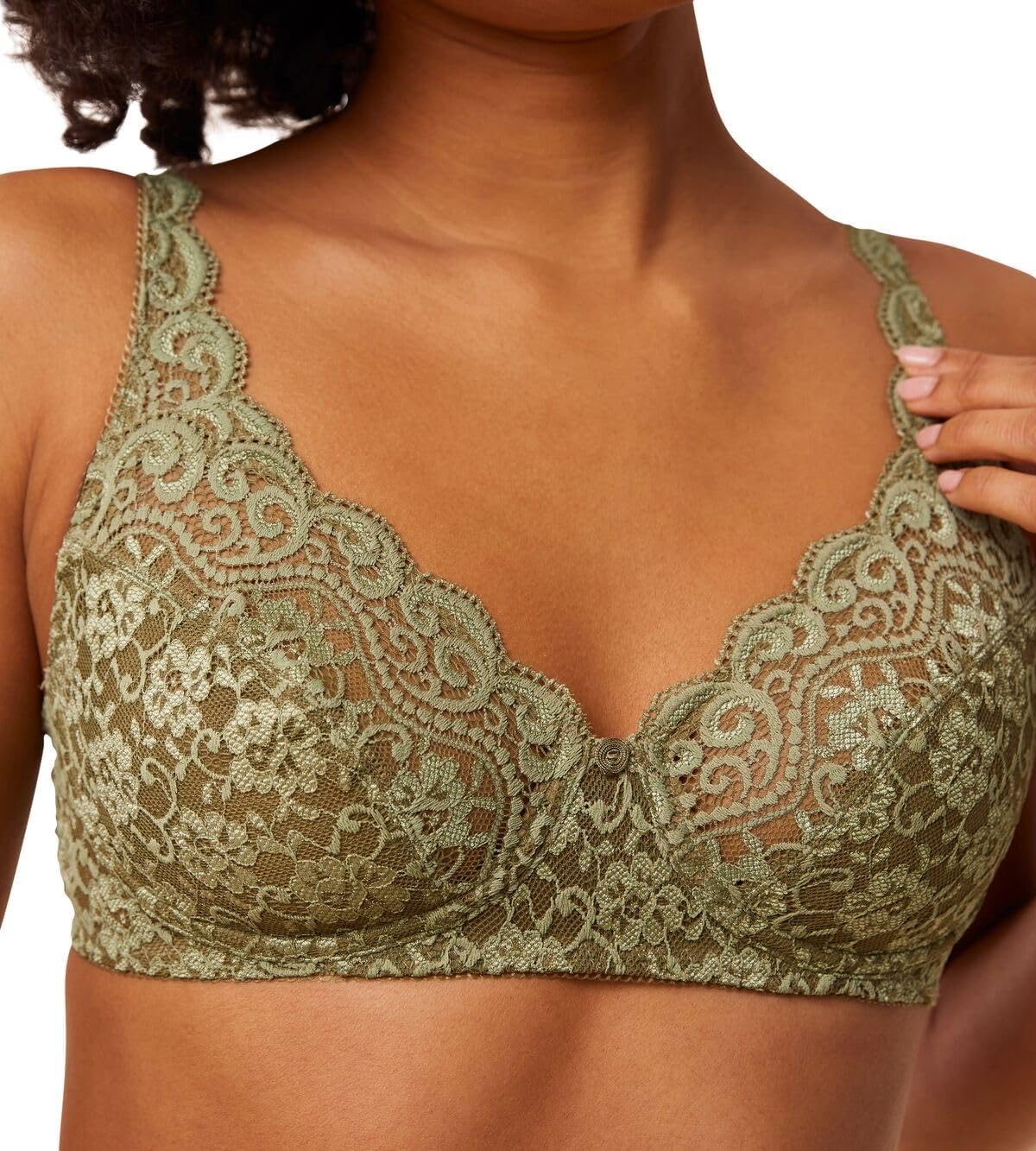 Triumph Women's Amourette N Bra, Martini Olive, 32B