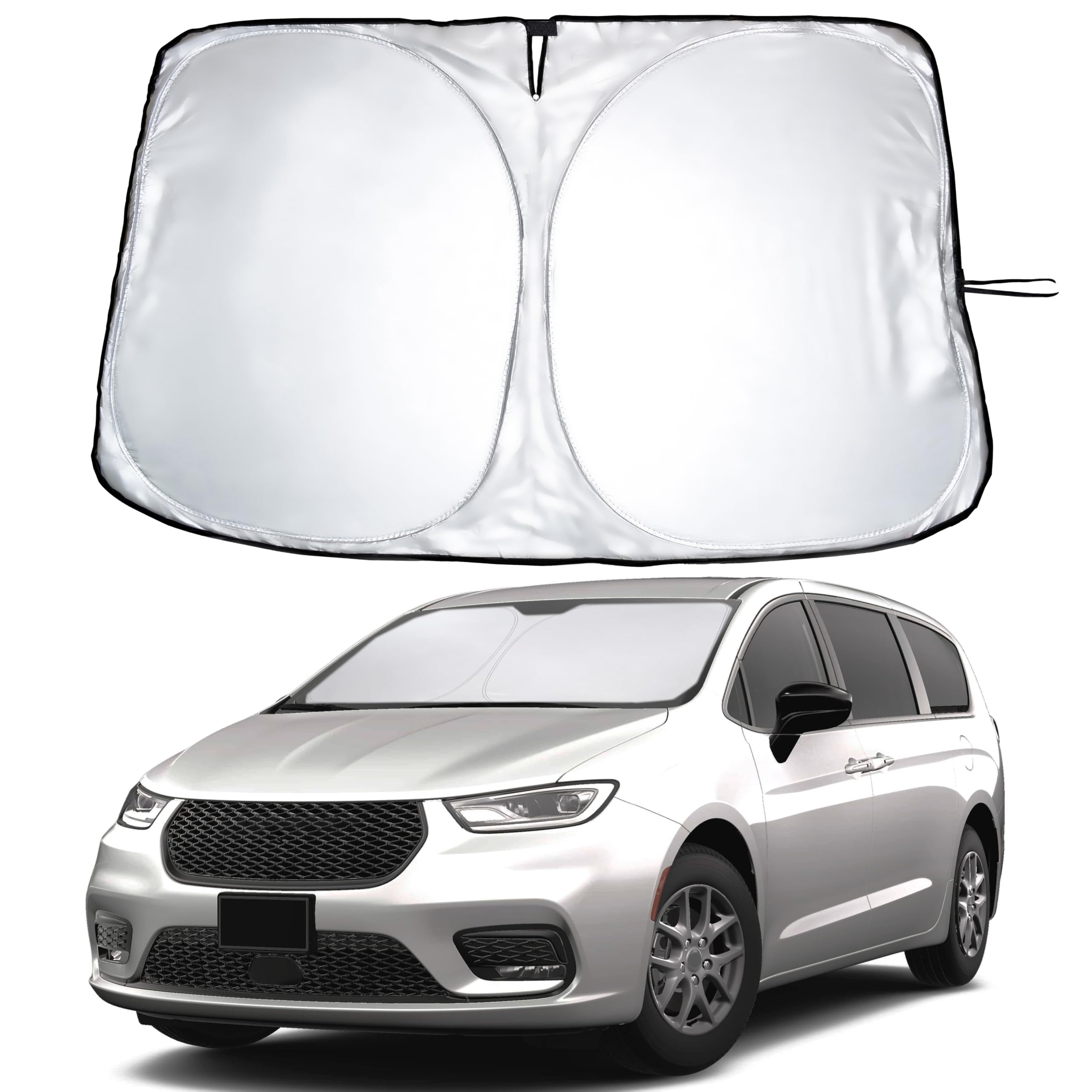 EcoNour Windshield Sunshade for Chrysler Pacifica 2017-2024 2025 2026