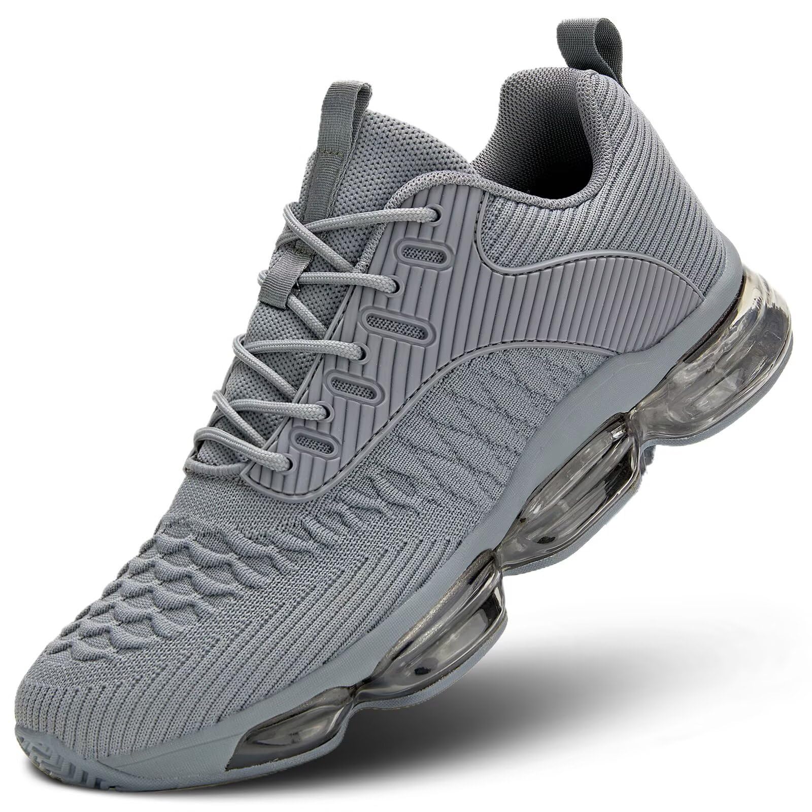 Mens Running Shoes Air Cushion Tennis Walking Sneakers Casual Sport Gym Jogging