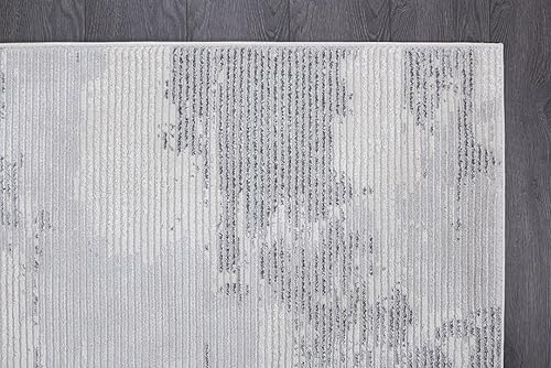 Miniatura 5 de CAMILSON Alfombras modernas de lujo de 5 x 7 pulgadas, estilo vintage, envejecidas, suaves, de pelo medio, resistente a las manchas, fácil limpieza,