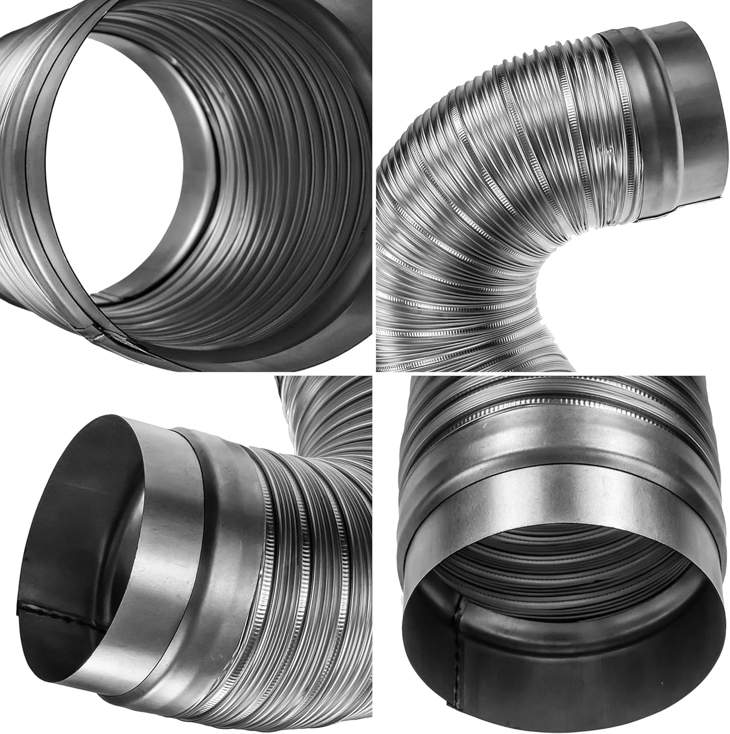 4x2 Rigiflex Duct with Quick Connect Collars