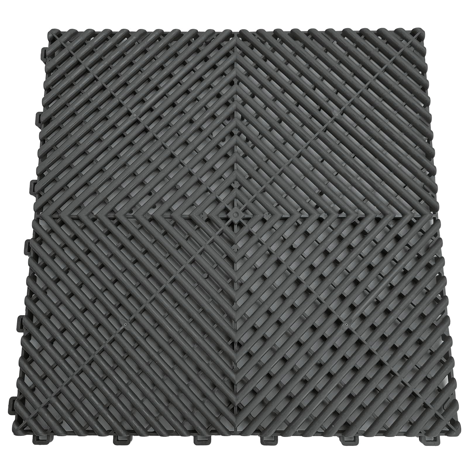 Performance Bodenfliesen Garagenboden Floor 2,8mx5,6m Grau Blau Set3