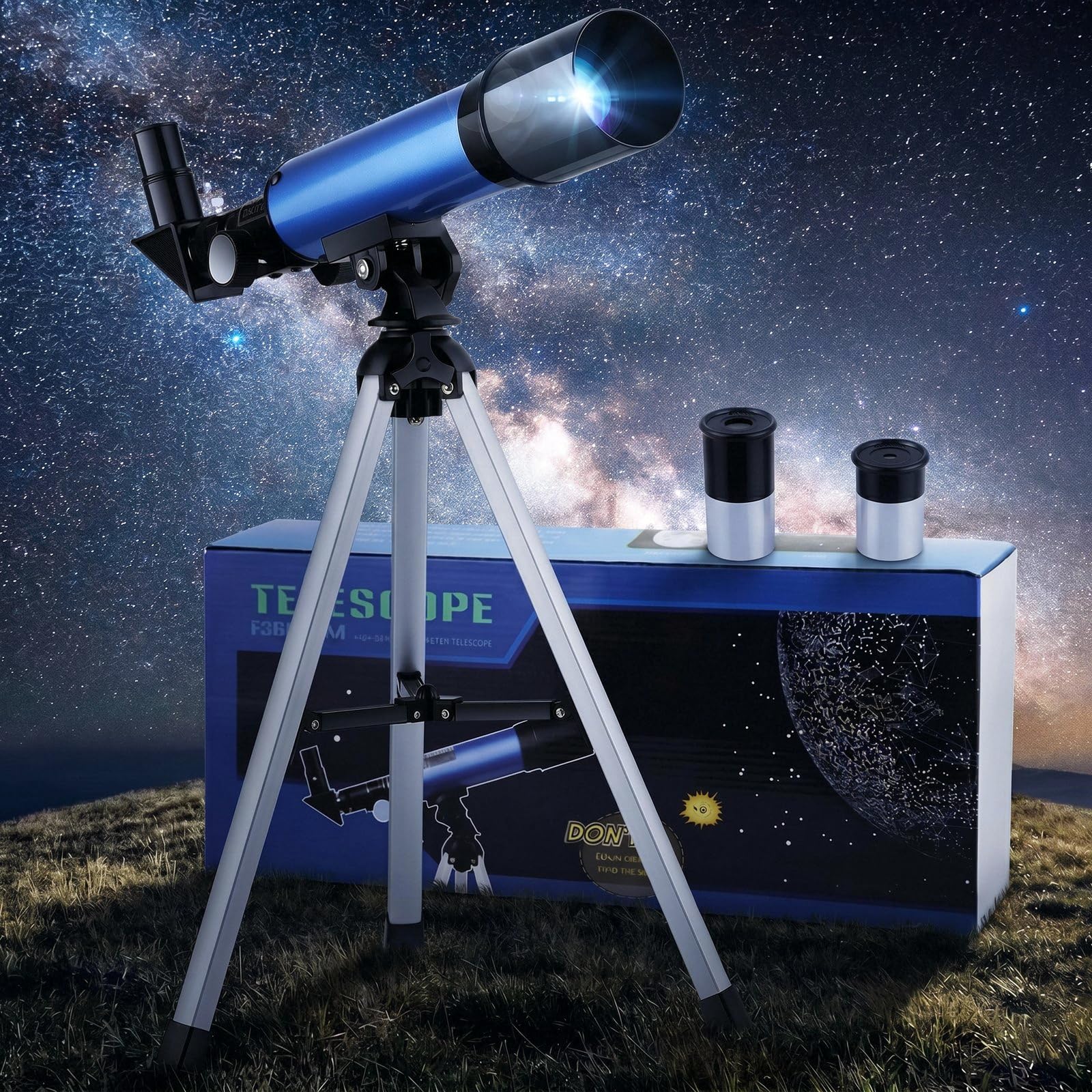 Télescope pour Enfants 6-12 Ans | 50mm Ouverture 360mm