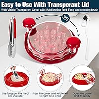 Vista 3 de Trituradora de pollo de alta calidad, trituradora de pechuga de pollo de grado alimenticio y picadora de carne con mango ergonómico antideslizante
