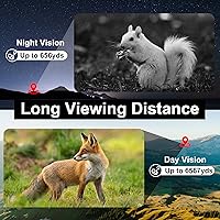 Vista 5 de oneleaf.ai Encuentra NV200 LRF 1.969 in 4K Digital Day/Night Vision Binoculares con telémetro láser