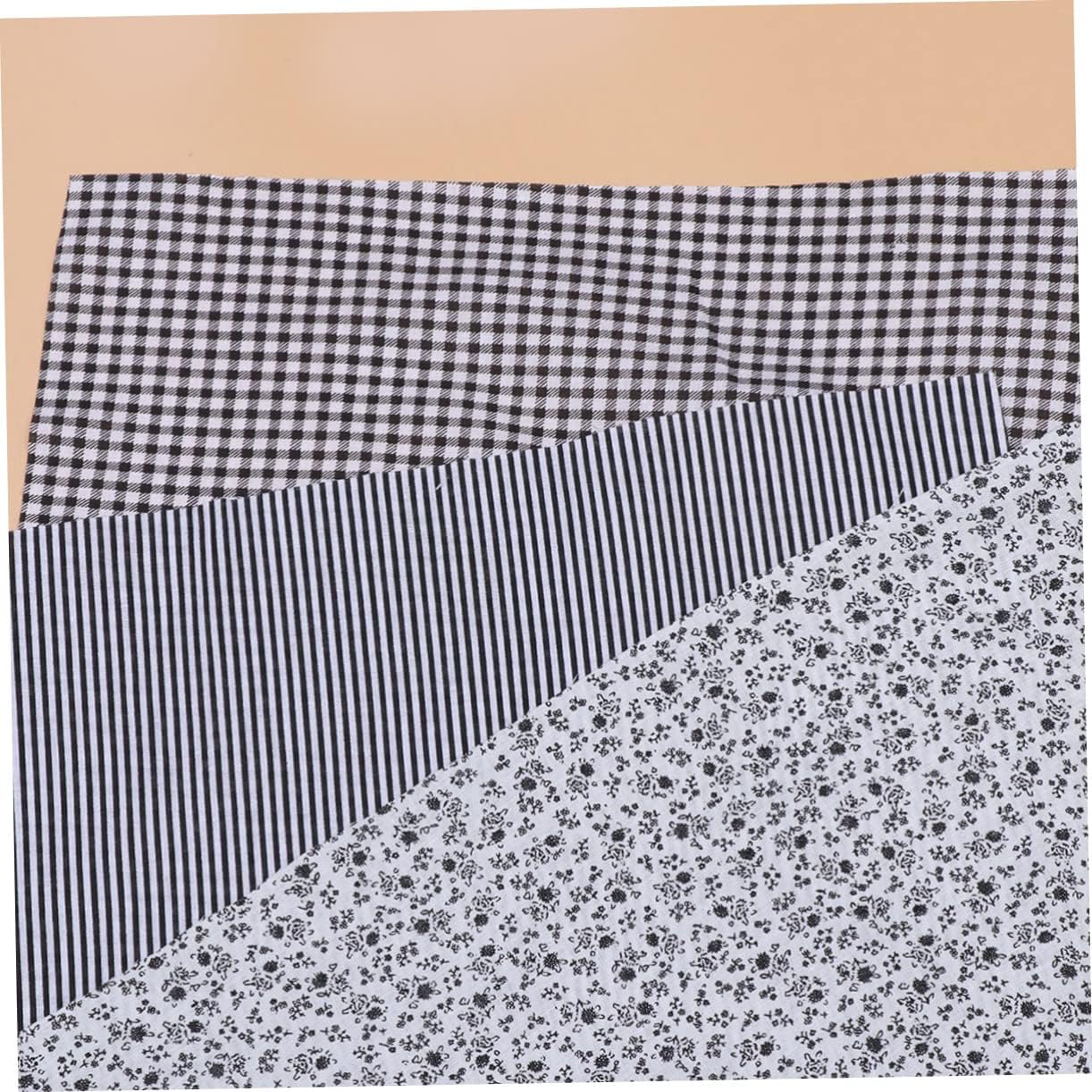 STOBOK 7pcs Printed Patchwork Cloth Cotton Fabric for Sewing and Crafting Cotton Floral Design for Home Decor Quilting and Projects