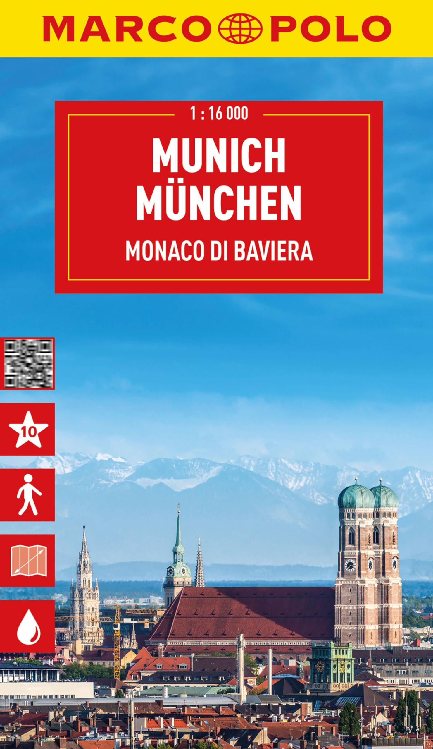 Marco Polo Munich Travel Map: Detailed Tourist Map with Top Sights (Folded Map) (Marco Polo Maps)