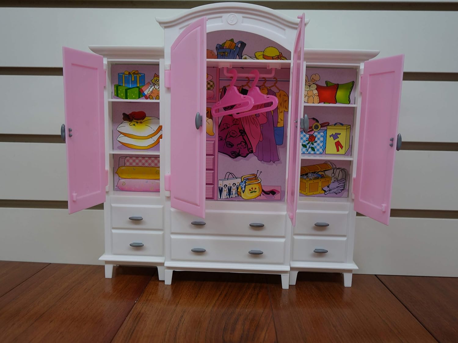 My Fancy Life Bed Room & Wardrobe Doll Furniture Play Set