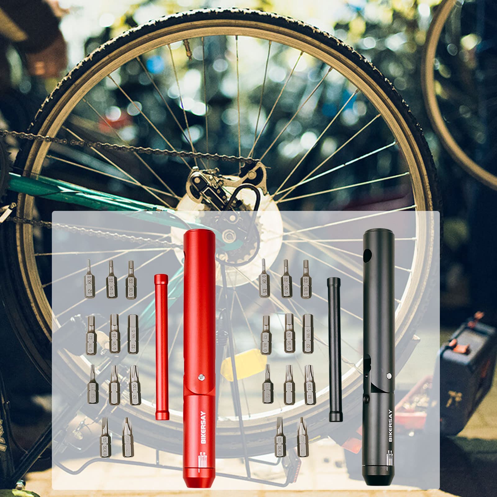Jeu d'outils de réparation de clé de vélo de montagne 2–8 Nm - Outil de clé de précision pour route
