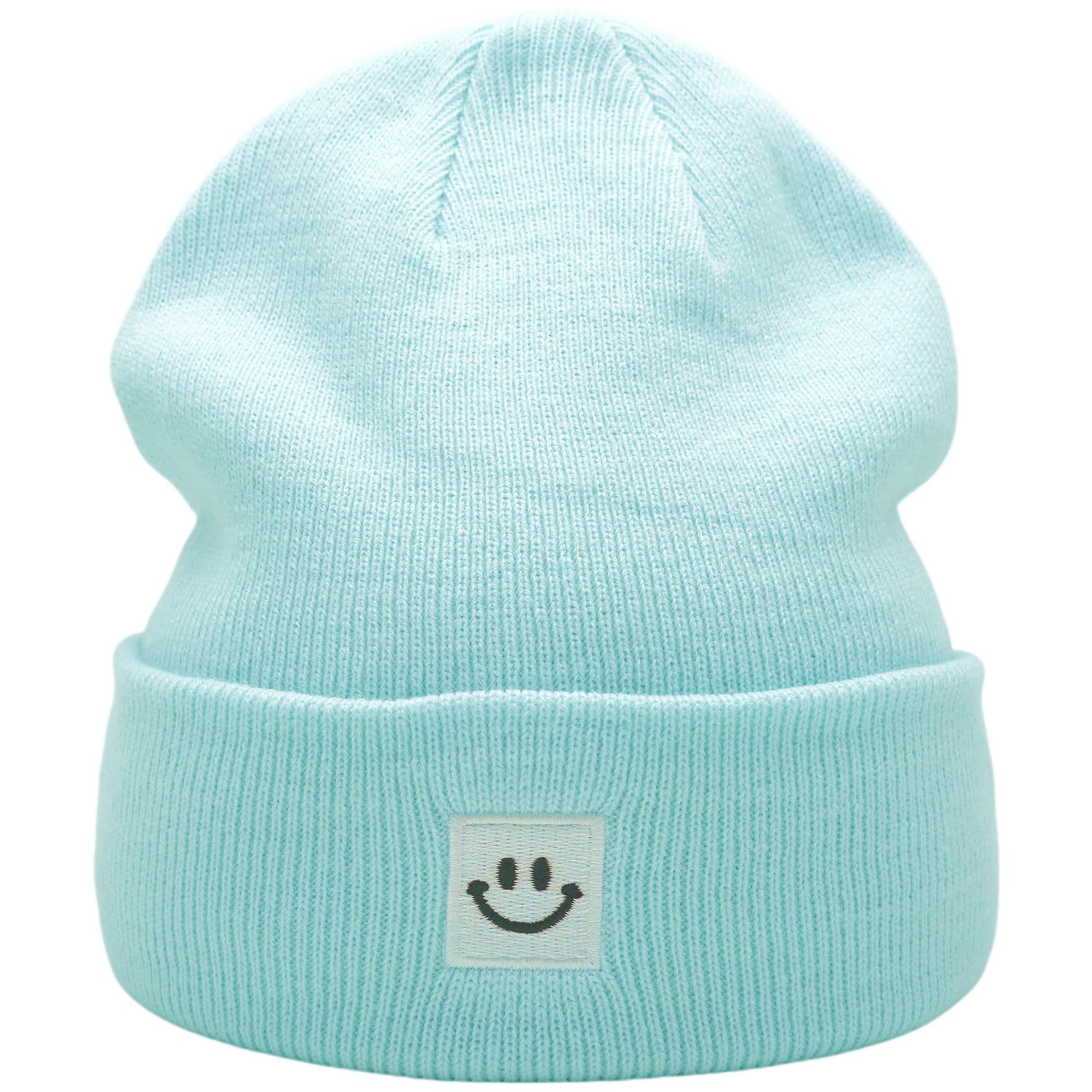 55cube Unisex Winter Beanie Hats Warm Thick Knit Cuffed Skullcaps