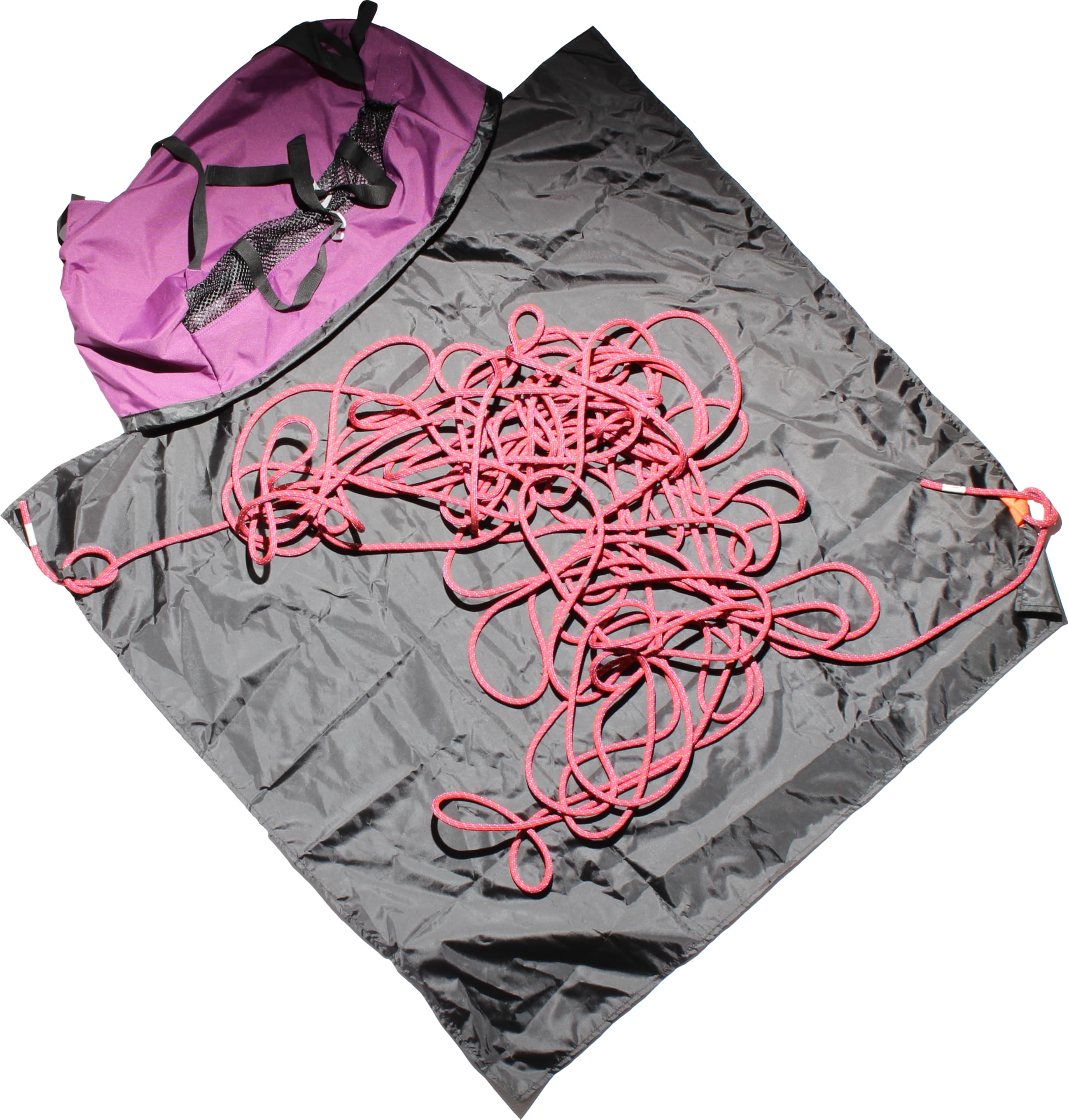 Psychi - Seiltasche zum Klettern mit Bodenplane, Schnallen und Trageriemen
