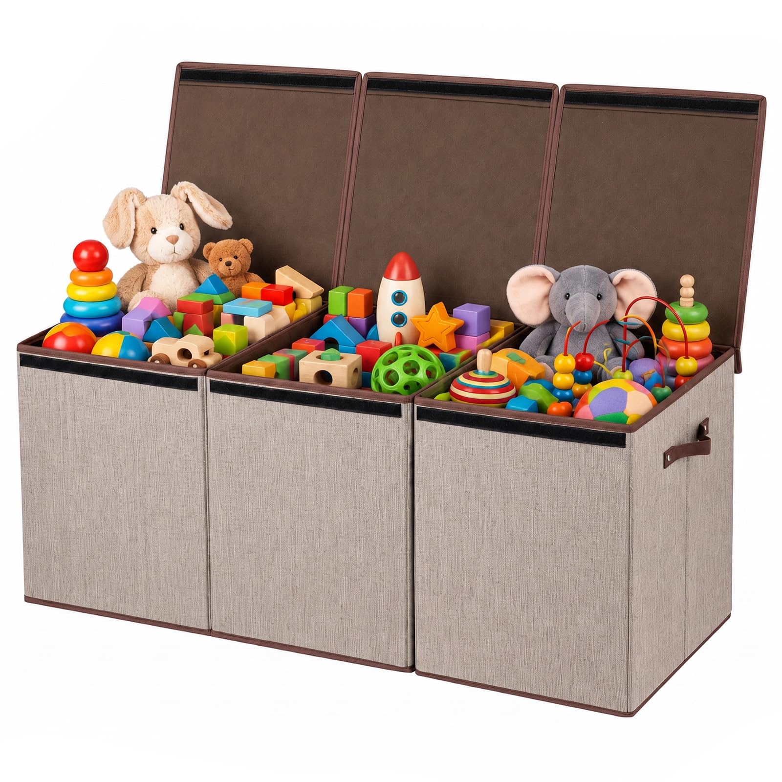 BLUE BAZAAR Foldable Toy Storage Chest 104x43x36cm, 147L Large Storage Box