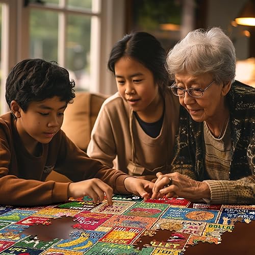 Miniatura 5 de White Mountain Puzzles Things We Decimos, rompecabezas de 1000 piezas