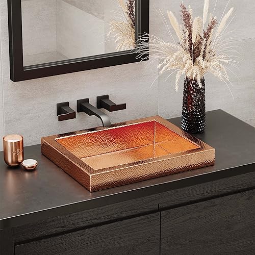 Miniatura 2 de Native Trails Tatra - Lavabo de baño con acabado de cobre pulido CPS446