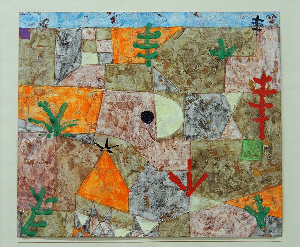 Art Paul Klee Landscape XL cadre marron pour insuffler de la poésie dans votre maison