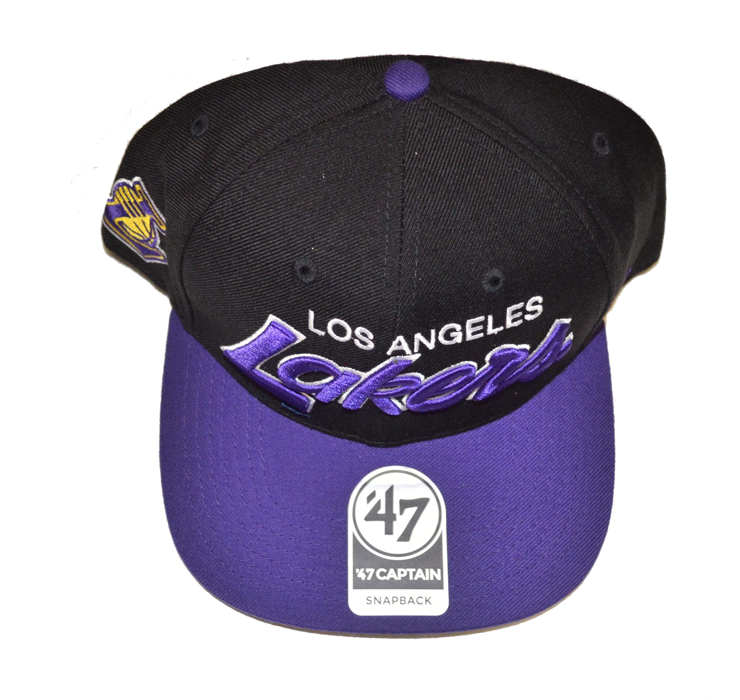 Brand Sure Shot Captain Adjustable Cap - NBA, Structured 6-Panel, Flat Bill Baseball Hat