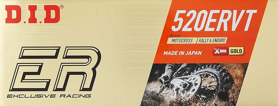 D.I.D(大同工業)   520ERVT-120FB Amazon | D.I.D(大同工業)バイク用チェーン 軽圧入クリップ
