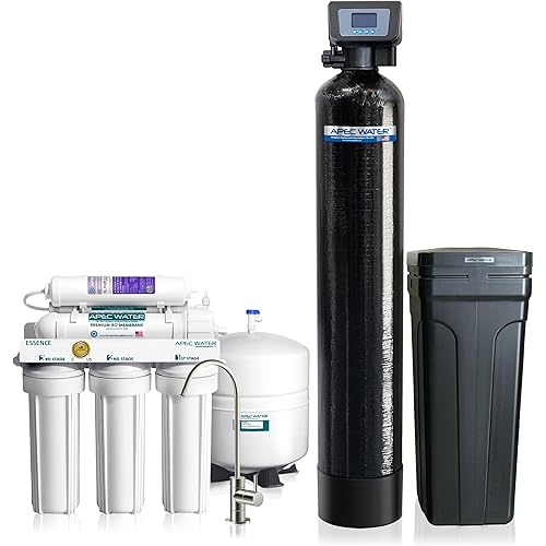APEC WATER WH-SOFTENER-45-FG Reverse Osmosis System + Water Softener Savings Bundle | Top Tier Alkaline Mineral RO System | Spa Quality Water Softener 45K Grains, Digital Control Valve, 4-6 Bathrooms
