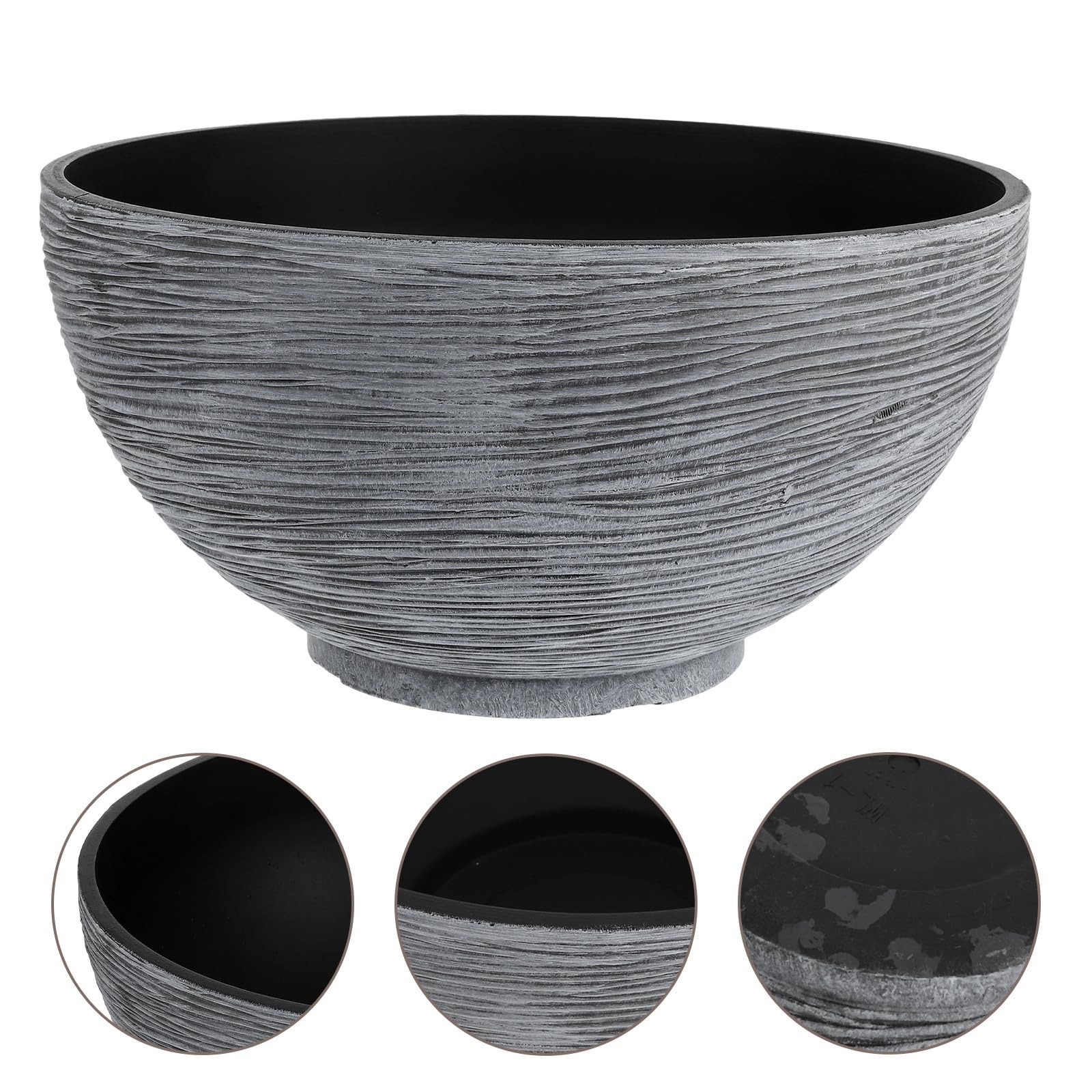 Vaso per Piante Idroponiche in Pp Leggero Design a Loto Finto per Piante Acquatiche Grande per Camera da Letto e Negozio