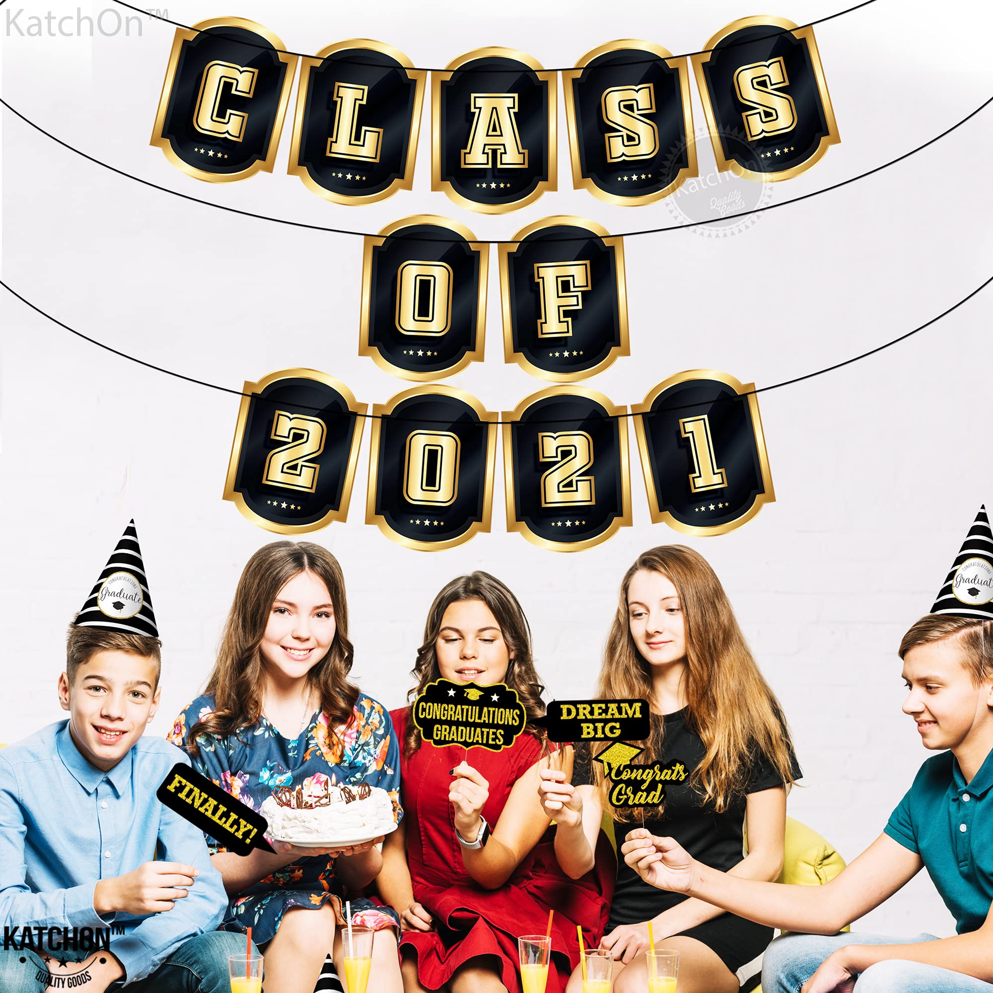 Graduation Banner Large Class Of 2021 Banner For Graduation Decor - No ...