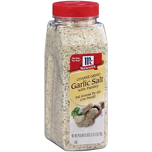 McCormick Coarse Grind Garlic Salt With Parsley, 28 oz