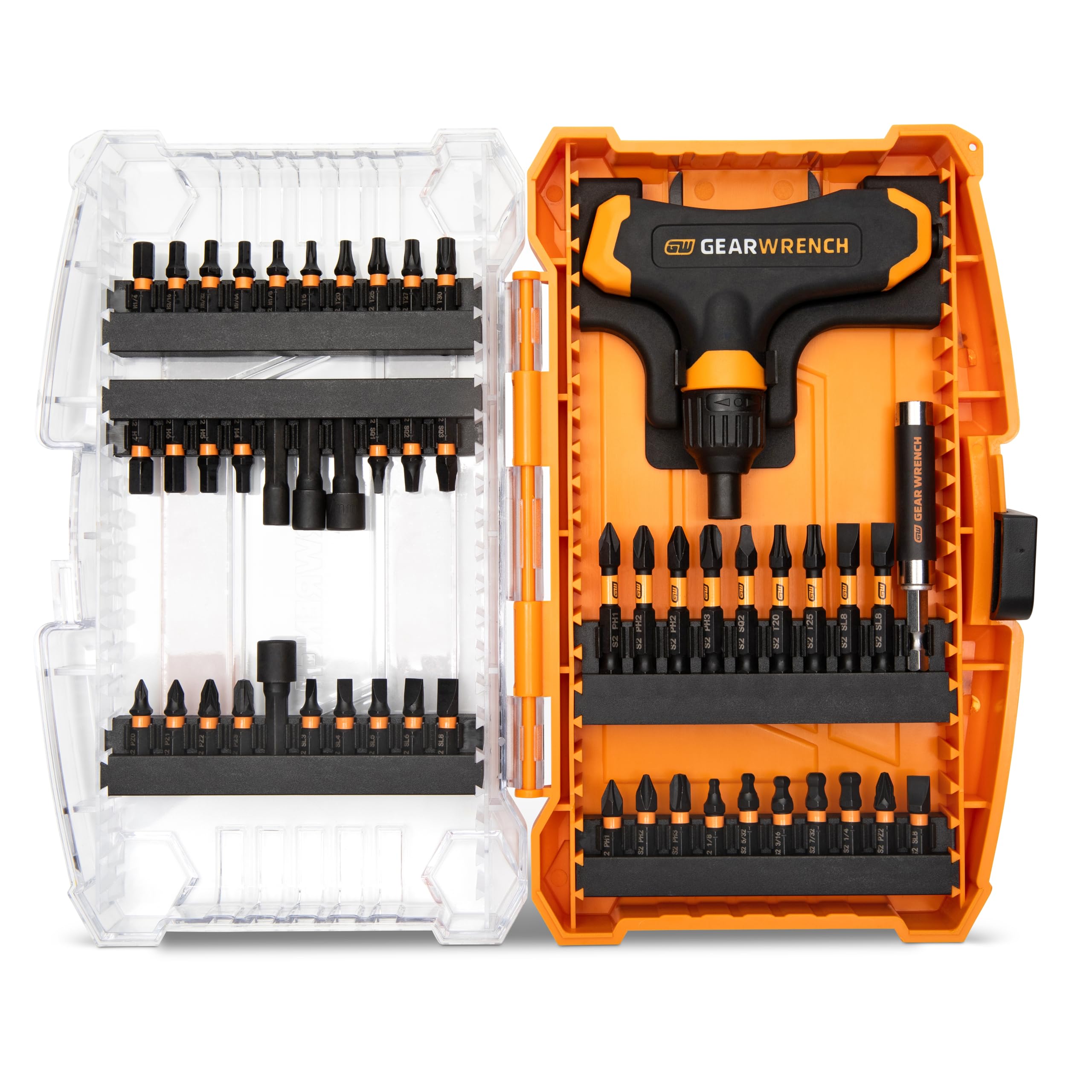 GEARWRENCH 51 Piece Micro Bit Set With Ratcheting T-Handle | 83535D