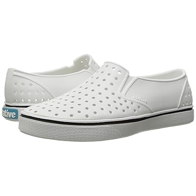 Native Shoes Kids Miles Slip On Sneakers (Little Kid/Big Kid) Kids Shoes Shell White/Shell White